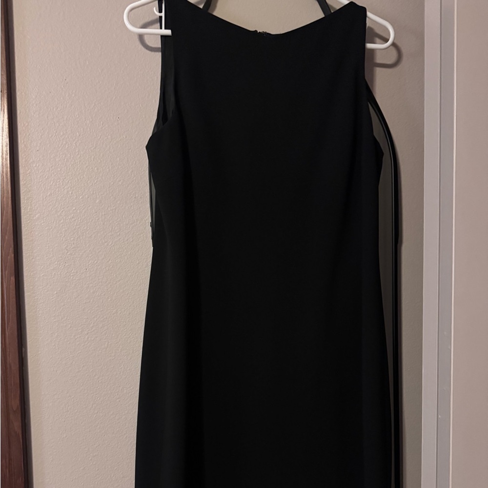 Ann Taylor Black Classic Sleeveless Dress